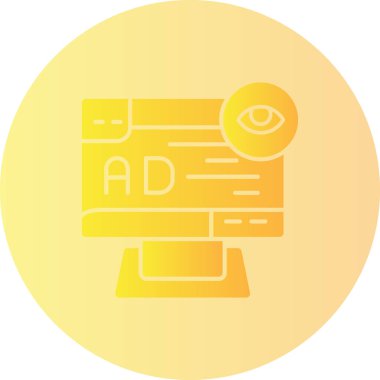 Göz simgesi vektör illüstrasyonu