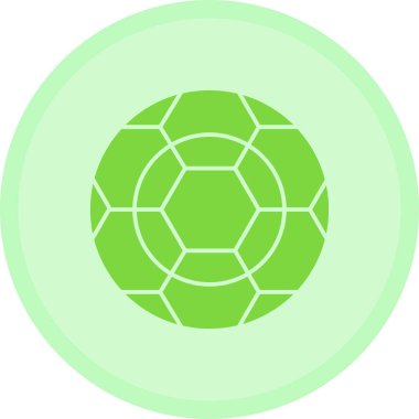 Futbol. Web simgesi basit illüstrasyon