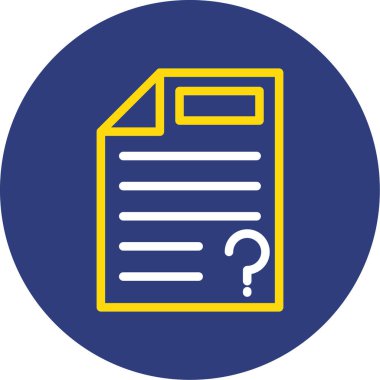 Vektör belgesi Simge illüstrasyonu