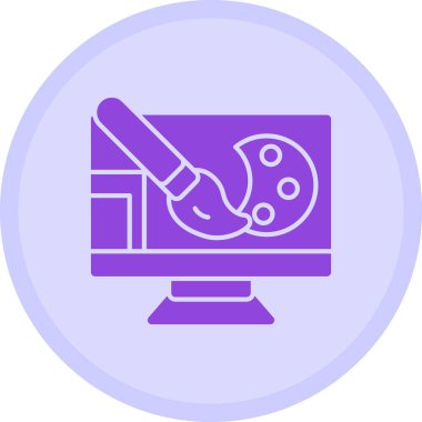 bilgisayar simgesi vektör illüstrasyonu