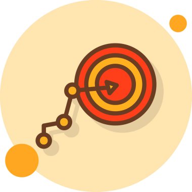 iş grafiği düz simgesi düz biçimli