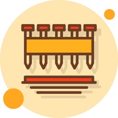 enstrüman simgesi vektör çizimi