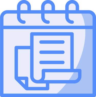 takvim anımsatıcı simgesi vektör illüstrasyonu