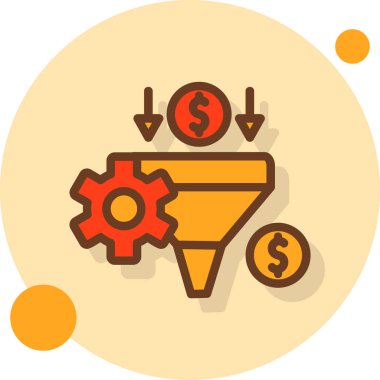 Düz dizayndaki iş büyüme simgesi beyaz arkaplanda izole edildi