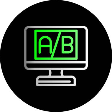 seo modern simgesinin vektör illüstrasyonu