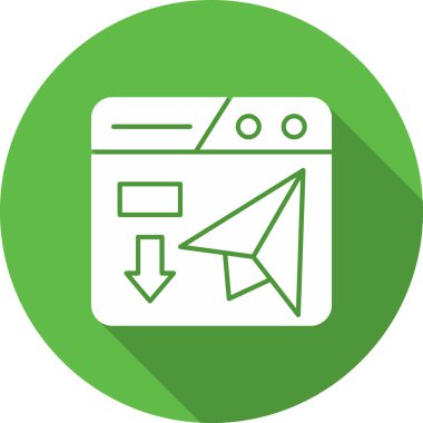 seo modern simgesinin vektör illüstrasyonu