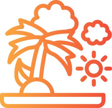 Yaz tatili. Basit resimleme