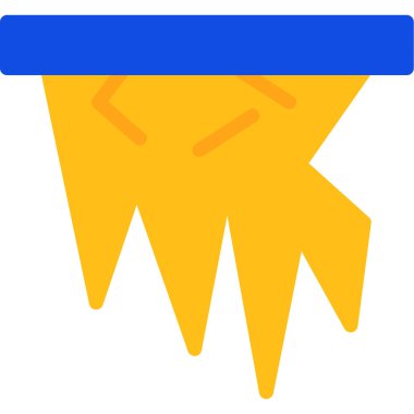 Yemek pişirme ikonu düz stil