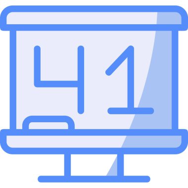 Futbol. Web simgesi basit illüstrasyon