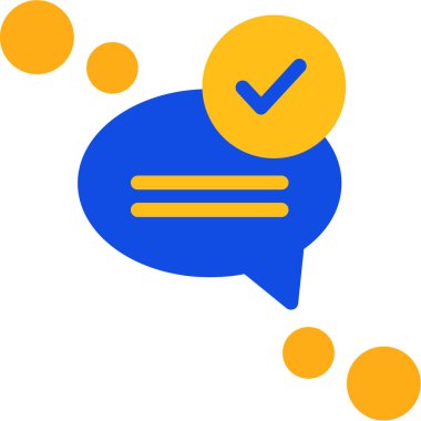 işaretleme vektör illüstrasyonunu kontrol et