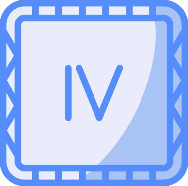 Bir b simgesinin vektör illüstrasyonu