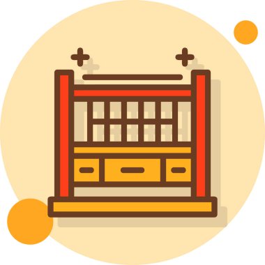 Çin Yeni Yıl ikonu, Çin 'in vektör illüstrasyonu