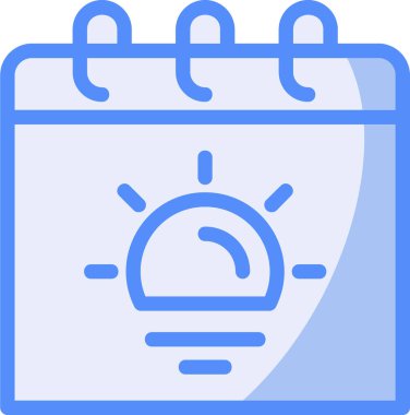 Takvim. Web simgesi basit illüstrasyon