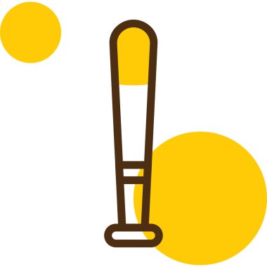 Tek bir çubuğun vektör çizimi