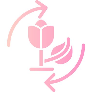 Bitkinin vektör illüstrasyonu