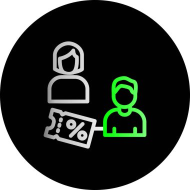 seo modern simgesinin vektör illüstrasyonu