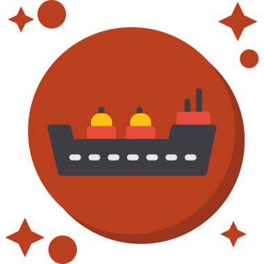 Uzun gölgeli düz simge, düz stil