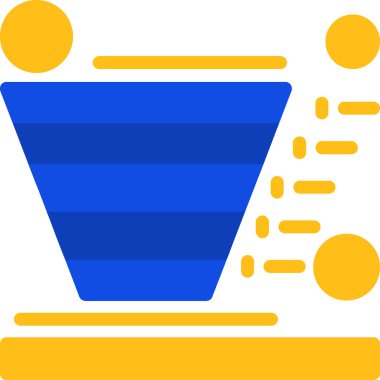 huni bacası. basit vektör