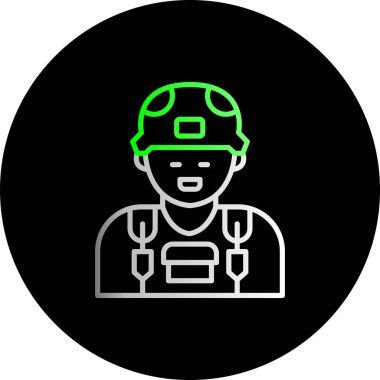 Modern simgenin vektör illüstrasyonu