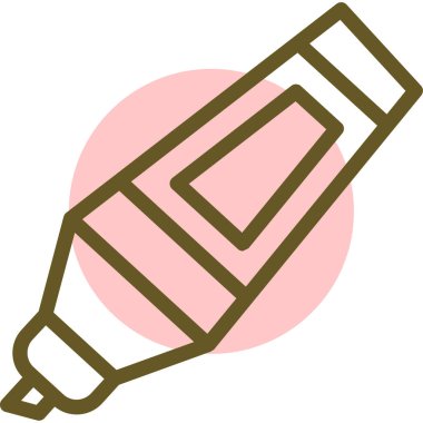 Kalem. Web simgesi vektör illüstrasyonu