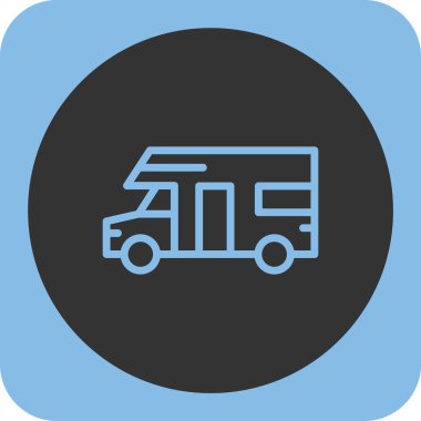 servis van vektör simgesi