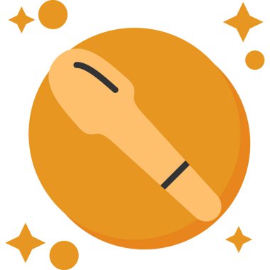 Yemek. Web simgesi basit illüstrasyon