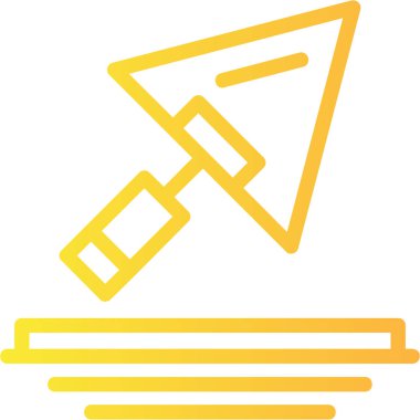 ok yönü simgesi ana hat biçiminde