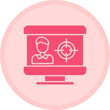 seo modern simgesinin vektör illüstrasyonu