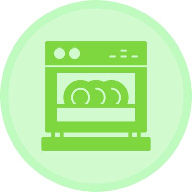 Fırın. Web simgesi basit illüstrasyon