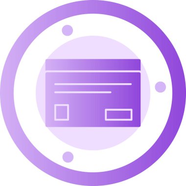  düz kredi kartı. Basit tasarım