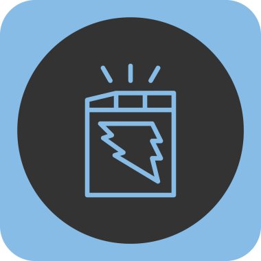 pil simgesi, vektör illüstrasyonu