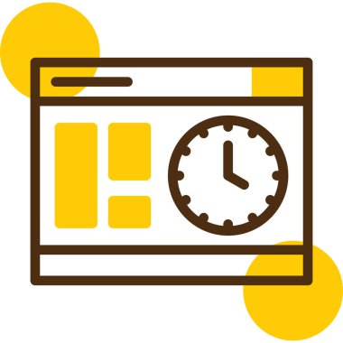 Takvim simgesi, vektör çizimi