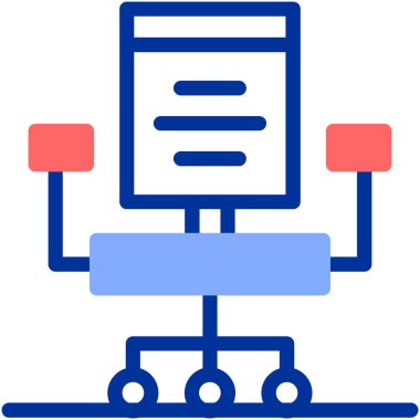 kitap web simgesi basit illüstrasyon