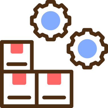 iş yönetimi simgesi vektör illüstrasyonu