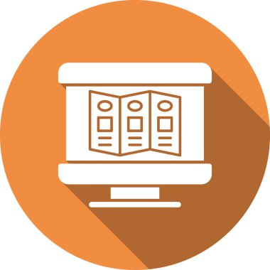  Düz kağıtlar. Web simgesi