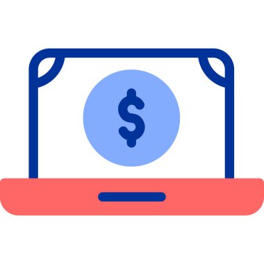 Dolar simgesi vektör illüstrasyonu