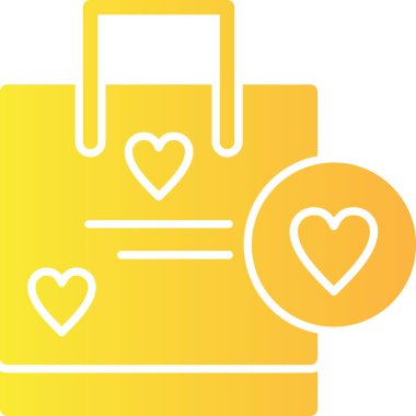 Kalp ikonu vektör illüstrasyonu