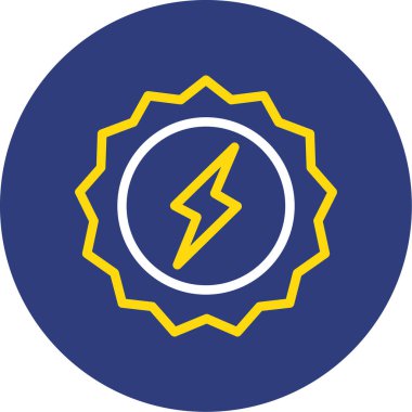 Güç simgesinin vektör illüstrasyonu