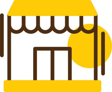 Bir saman simgesi ile ahşap bir tablo vektör illüstrasyonu