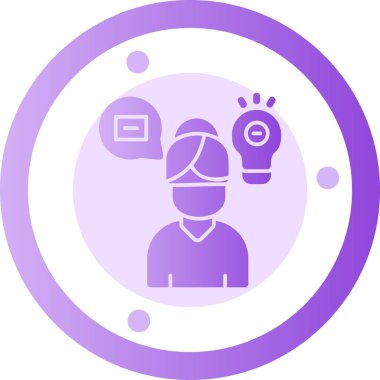 Modern bir simgenin vektör illüstrasyonu