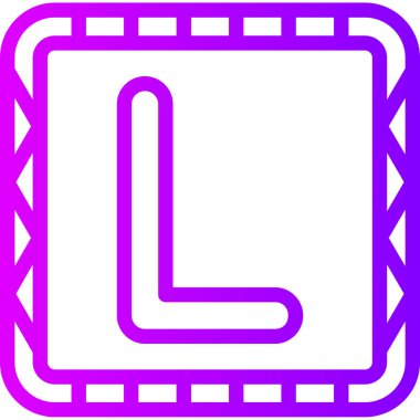 I harfi logo vektör tasarımı