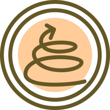 Kahve Fasulyesi simgesi, vektör illüstrasyonu