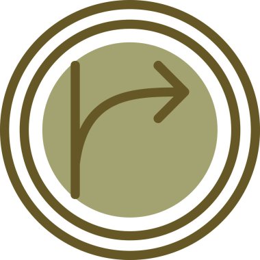 Eğilim biçimi izole edilmiş arkaplanda ok simgesi