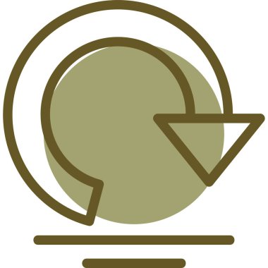 toprak küre simgesi, vektör illüstrasyonu