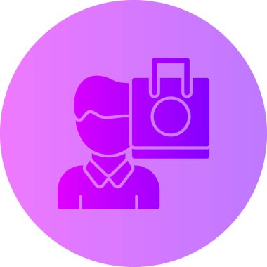 kamera simgesi vektör illüstrasyonu