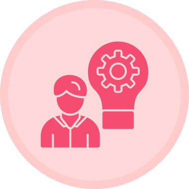 İnsan simgesinin vektör illüstrasyonu