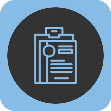 vektör panosu simgesi, basit illüstrasyon