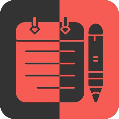 kalem simgesinin vektör illüstrasyonu