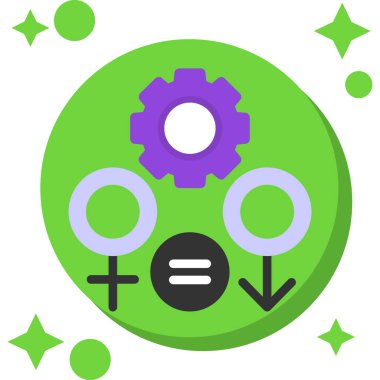 uzaylı kafa simgesi, vektör illüstrasyonu