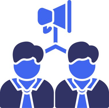 İş. Web simgesi basit illüstrasyon